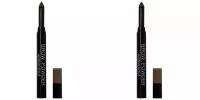 Nouba Тени-карандаш для бровей Brow Powder Waterproof, Тон 1, 0,8 г, 2 шт