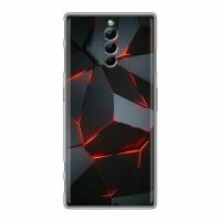 Дизайнерский силиконовый чехол для ЗТЕ Ред Мэджик 8С Про / ZTE Nubia Red Magic 8S Pro Яркие абстракции