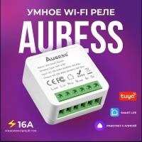 Умное WiFi реле работает с Яндекс Алисой. Tuya Aubess 16A