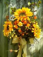 Картина по номерам 40*50 см на холсте "Осенний букет настроения" цветы натюрморт на подрамнике, букет на лугу