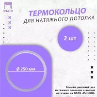 Термокольцо / Протекторное кольцо для натяжного потолка, d 250 / 2 шт