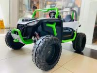 Электромобиль детский багги DLS-X1 зеленый полноприводный 4WD