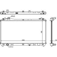 STELLOX 10-25457-SX (1025457_SX / 1770065J00 / 1770065J20) радиатор системы охлаждения\ Suzuki (Сузуки) grand Vitara (Витара)