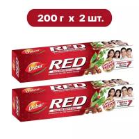 Dabur Red аюрведическая зубная паста 200 г (Дабур Ред) - 2 шт