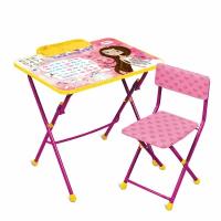 Комплект детской мебели NIKA (Ника) Умничка стол и стул, Маленькая принцесса