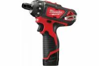 Аккумуляторная дрель-шуруповерт Milwaukee M12BD-202C 4933441900 электроинструмент, подарок на день рождения мужчине, любимому, папе, дедушке, парню