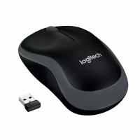 Мышь компьютерная Logitech Wireless MouseM185, серо-черная (910-002238)