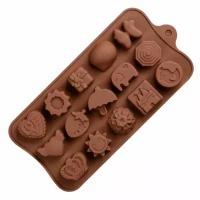 Форма для леденцов и шоколадных конфет "Игрушки № 3", 15 ячеек