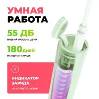 Электрическая зубная щётка Soocas D3 All-Care Sonic Electric Toothbrush Green, 2 насадки в комплекте, глобальная версия, зеленая