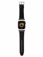 Lagerfeld для Apple Watch 41/40/38 mm ремешок PU Saffiano Monogram Black