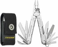 Мультитул Leatherman Rebar 831557 серебристый с нейлоновым чехлом