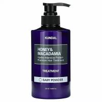 Kundal, Honey & Macadamia, Premium Hair Treatment, Baby Powder, 16.90 fl oz (500 ml)