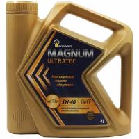 Синтетическое моторное масло Роснефть Magnum Ultratec 5W-40, 4 л, 1 шт