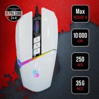 Мышь A4 Bloody W60 Max белый оптическая (10000dpi) USB (10but)