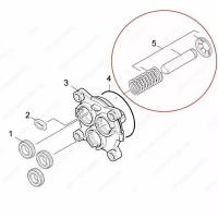 9.001-927.0 Поршень в комплекте для Karcher K2-K5