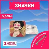 Значки на рюкзак набор аниме ван пис one piece v10