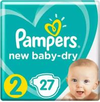 Подгузники Pampers New Baby-Dry 4-8кг Размер 2 27шт х 3шт