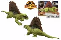 Фигурка динозавра диметродон артикулируемая Мир Юрского периода серия Свирепый Стая Jurassic World Ferocious Pack DIMETRODON HDX27 Mattel