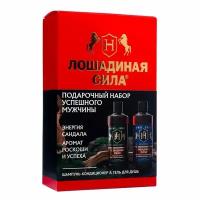 Подарочный набор для мужчин Лошадиная сила: шампунь, 500 мл + гель для душа, 500 мл 10136839