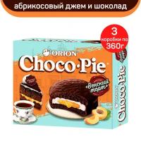 Печенье Orion Choco Pie Венский торт, 3 шт по 360 г