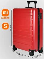 Чемодан-самокат Xiaomi, 38 л, размер S, красный