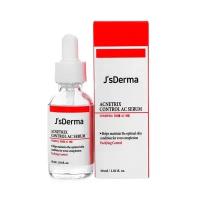 JsDerma Acnetrix Control AC Serum Сыворотка для проблемной кожи с ниацинамидом и цинком, 30 мл