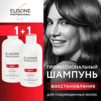 ELISONE PROFESSIONAL / Элисон / Косметический набор DAILY для очищения волос 300+300 мл