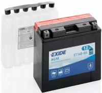 Exide ET14B-BS Аккумулятор, аналог YT14B-BS / YT14B-4