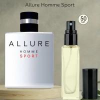 Gratus Parfum Alure Homme Sport духи мужские масляные 50 мл (спрей) + подарок