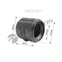 200.017Mns_сайлентблок Стабилизатора!(Мр) 43X60x69.5 Daf 75/85/95/95Xf Mansons арт. 200017