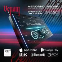 Автомагнитола AurA VENOM-D762 DSP 2 DIN с функциями RCA, FLAC, Bluetooth, USB, SD, FM, Android, iOS, универсальная