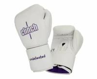 Перчатки боксерские Clinch Undefeated белые (вес 14 унций)