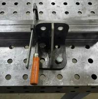 Оснастка для сварочных столов (Монтажный уголок 100мм; 90 градусов) толщина металла 6мм