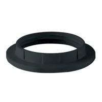 Кольцо для патрона Е14, термостойкий пластик, черный, Б/Н TDM {SQ0335-0167}