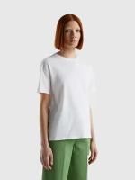 Футболка из хлопка United Colors of Benetton для женщин 23A-3096D102O-101-M