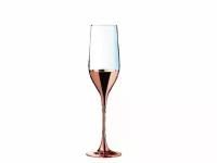 Набор бокалов для шампанского 160 мл "Электрическая медь", 4 шт Luminarc 9364342