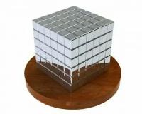 Куб из магнитных кубиков 5 мм Тетракуб TetraCube "Неокуб", стальной, 216 элементов/Тетракуб стальной