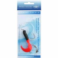 Микадо Морская оснастка Mikado PILK TWIST RIG 7.5см, крючок № 6/0 (BLACK/RED) ()