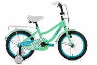 Детский велосипед Forward Funky 14, год 2023, цвет Зеленый