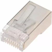 Разъём 05-1023 компьютерный RJ45 8P8C 8 контактов экранированный Rexant (10 шт. в комплекте)