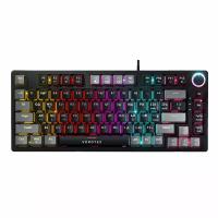 Клавиатура игровая проводная VOROTEX K82S Outemu Red Switch, русская раскладка (Чёрный, серый)