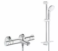 Термостат для ванны Grohe Grohtherm 800 с душевым гарнитуром