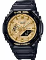 Наручные часы CASIO G-Shock GA-2100GB-1AER, черный, золотой