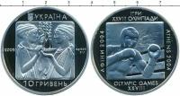 Клуб Нумизмат Монета 10 гривен Украины 2003 года Серебро Олимпийские игры