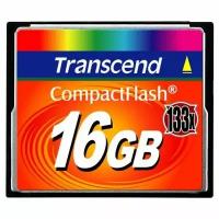 Карта памяти Compact Flash Transcend CF133, 16 Гб (TS16GCF133)