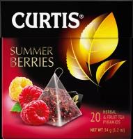 Чай Curtis Summer Berries Каркадэ в пирамидках