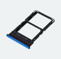Держатель сим карты/сим лоток для Xiaomi Mi 10 Lite ( Синий )