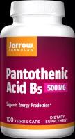 Пантотеновая кислота (витамин B5) Jarrow Formulas Pantothenic Acid 100 капсул