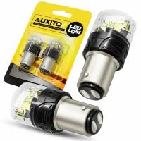 Светодиодная лампа AUXITO 1157 P21/5W цоколь BAY15D 2шт двухконтактная белый свет LED автомобильная