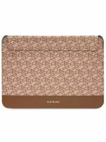 Guess для ноутбуков 13"/14" чехол Sleeve G CUBE Brown